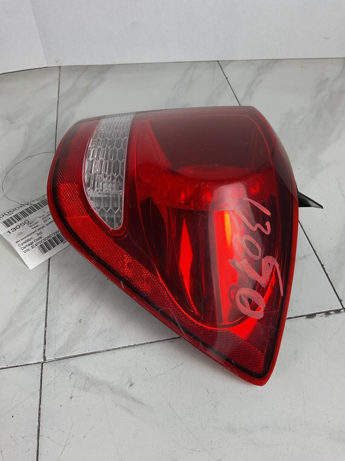 Tail Light Assembly DODGE JOURNEY Right 10 11 12 13 14 15 16 17 18 19 200